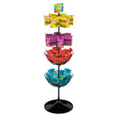 12-Hook/2-Basket Economical Combo-Display (Round Floor Base)