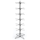 36-Hook Economical Floor Display for Hanging Merchandise up to 5" Wide