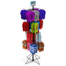 24-Hook Floor Display for Merchandise up to 7.5" Wide (Wire Base)