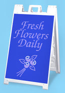 24" x 36" Signicade Outdoor Sidewalk Sign (White)