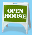 Quick-Change A-Frame for 24"W x 18"H Sign Blanks (White)