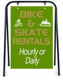 Hang-Frame Sidewalk Sign Holder (Black)