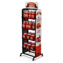 Brand-Building 2-Sided Floor Merchandiser