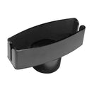 Plastic Header Sign Holder for 1" Tubes (Black)