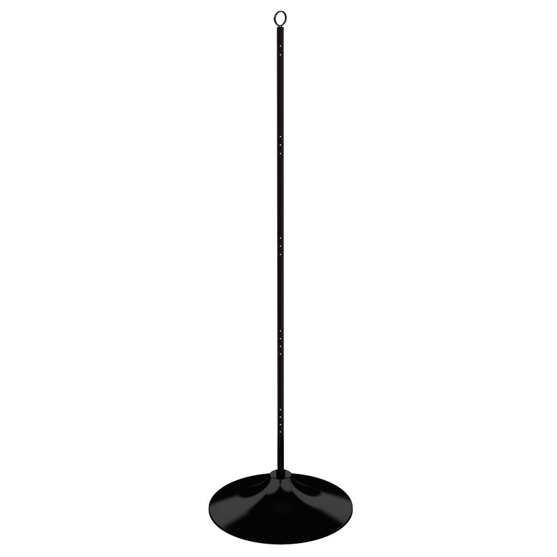 Light-Duty 16" Diameter Plastic Floor Base with Display Tubes (Black)