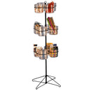 12-Jar Floor Display Rack for Small Bulk Merchandise