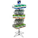 30-Hook Economical Floor Display for Hanging Merchandise up to 7.25" Wide
