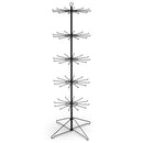 60-Hook Economical Floor Display for Hanging Merchandise up to 2" Wide