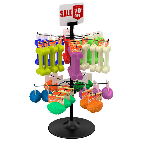 12-Hook Economical Countertop Display for Hanging Merchandise up to 5" Wide