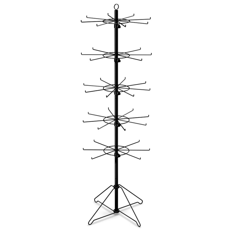 40-Hook Floor Display for Hanging Merchandise up to 3" Wide