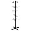 30-Hook Floor Display for Merchandise up to 7.5" Wide (Steel X-base)