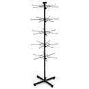 30-Hook Floor Display for Merchandise up to 5" Wide (Steel X-base)