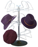 12-Hat Men's Countertop Display Spinner Rack