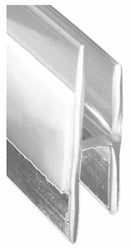 48" Long H-Channel Message Track for 1/8" Signs (Clear)