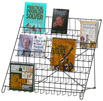 6-Shelf Fold-Flat Countertop Literature Display Rack