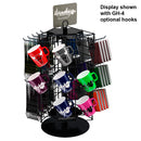 3-Sided 21" x 12" Wire Grid Panel Countertop Spinner Display