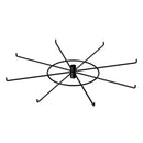 8-Hook Spoke Tier for Packages up to 3" Wide (Black)