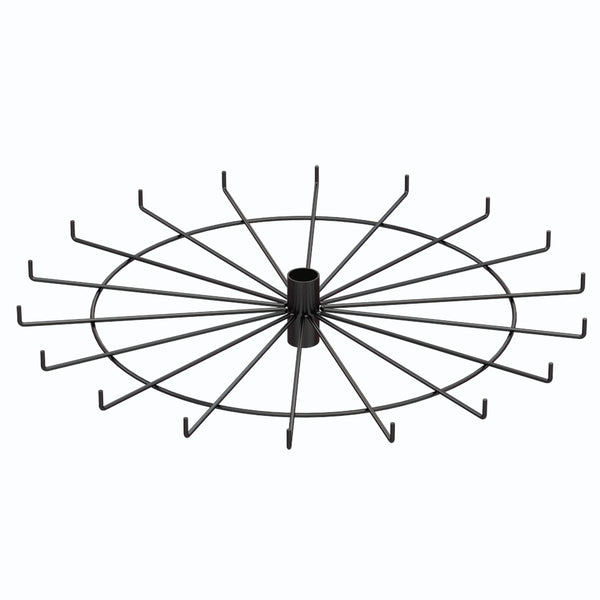 18-Hook Spoke Tier for Packages up to 1.5" Wide (Black)