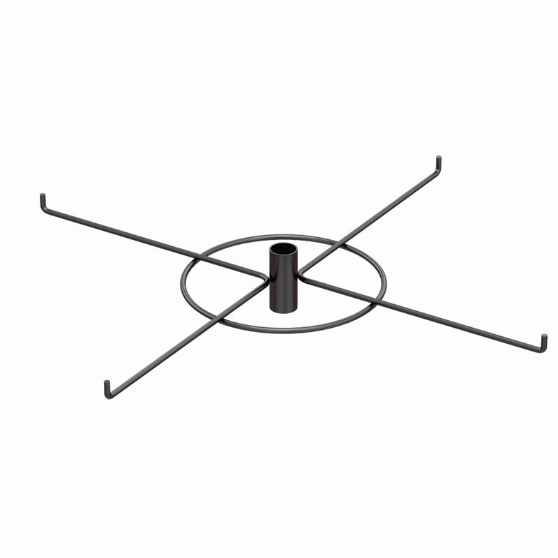 4-Hook Spoke Tier for Packages up to 6.5" Wide (Black)