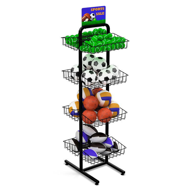 8 Basket Double Sided Marvelous Merchandiser Floor Display